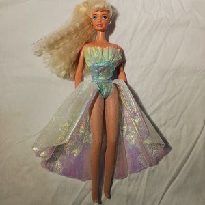 90s Bubble Angel Barbie Outfit and Barbie Doll Incomplete Vintage Mattel
